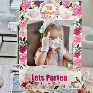 A large picture frame to hold up in front of your toddler for picture time at their tea party.