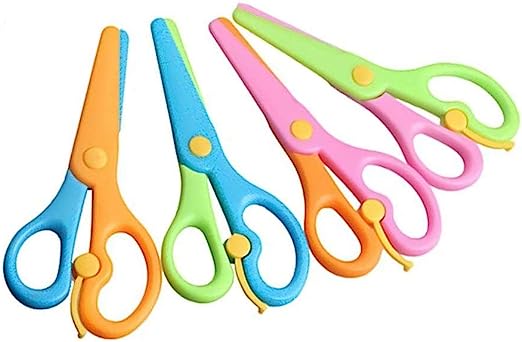 Child safe scissors for toddler crafts