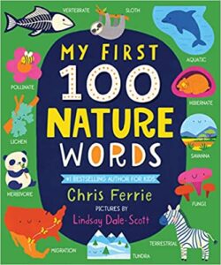 A book for toddlers about nature to help them learn new words.