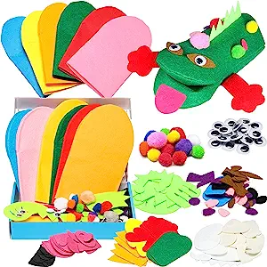 DIY toddler activities - puppet making craft kit