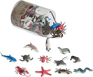 Miniature sea creature toys